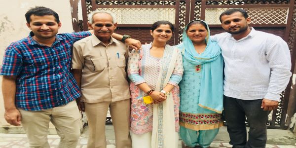 Anu Kumari IAS belonged to a middle class family from Haryana. She completed her college from Delhi as per Anu Kumari's Blog.