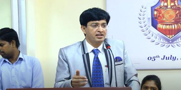 Dr. J Radhakrishnan IAS officer has worked towards reconstruction of the worst hit districts during the Indian Ocean flood. He also worked to save school children from a school fire. 