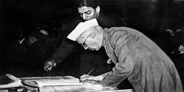 The Indian Constitution Book was signed by the constituent assembly to be enforced and it was enforced on 26th January, 1950. 